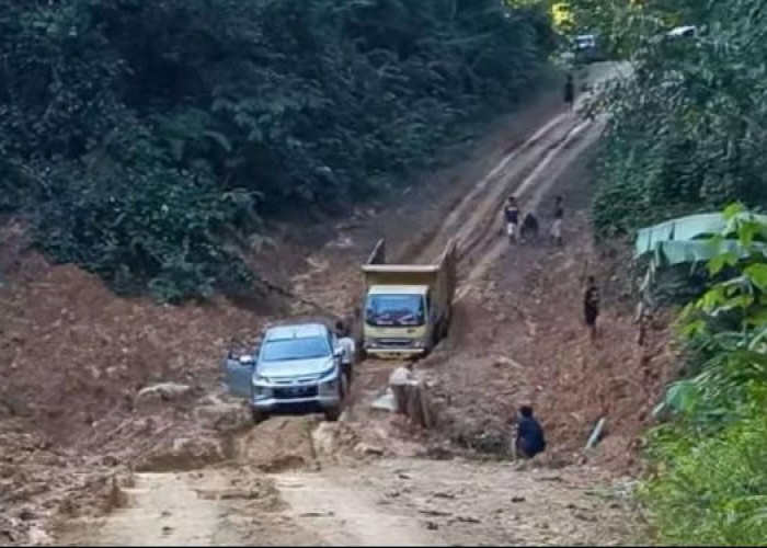 Status Kewenangan belum Jelas, Penanganan Jalan Long Pahangai Menuju Long Apari di Mahulu Terkendala