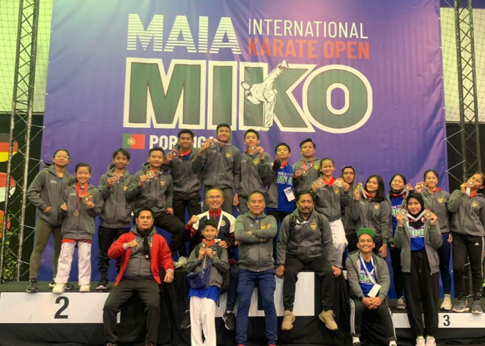 Pelajar Indonesia Borong Medali Ajang Karate Internasional di Portugal