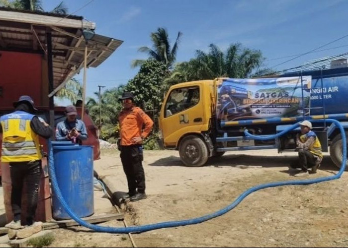 Kekeringan Ancam Sekitar IKN, BPBD PPU Kirim 62 ribu Liter Air Bersih ke Desa Karang Jinawi