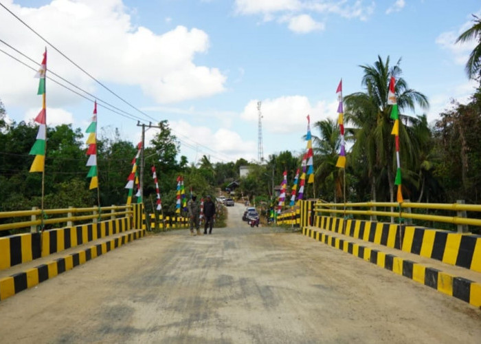 Jembatan Sei Segendang Rampung Dibangun, Warga Batu Engau Bisa Nikmati Akses Lebih Cepat 