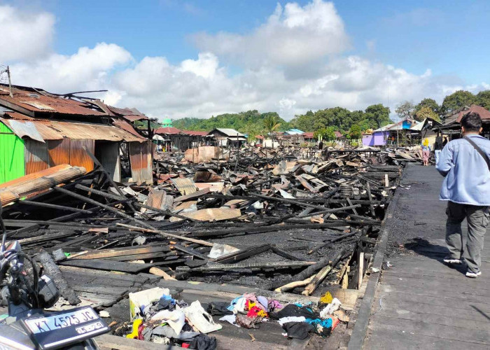 Sedikitnya 26 Rumah Warga Jadi Abu dalam Kebakaran di Sungai Kuyang