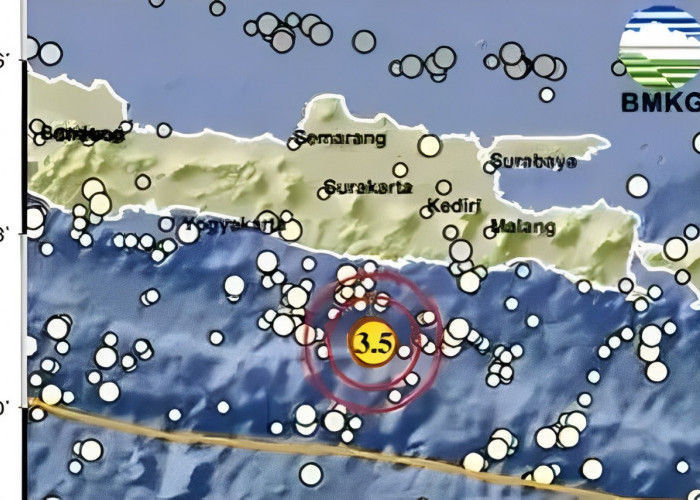 Gempa Bumi Guncang Pacitan dan Lumajang, Jawa Timur Pagi Ini