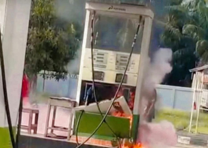 SPBU Muara Wahau Kutai Timur Terbakar Usai Ledakan Dispenser, Kerugian Tembus Rp500 Juta