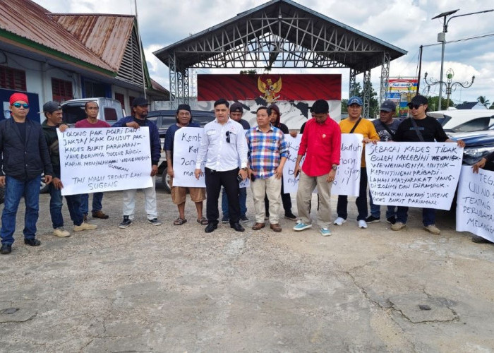 Tuntut Realisasi Ganti Rugi Lahan, Kelompok Tani Datangi Kantor Desa Bukit Pariaman
