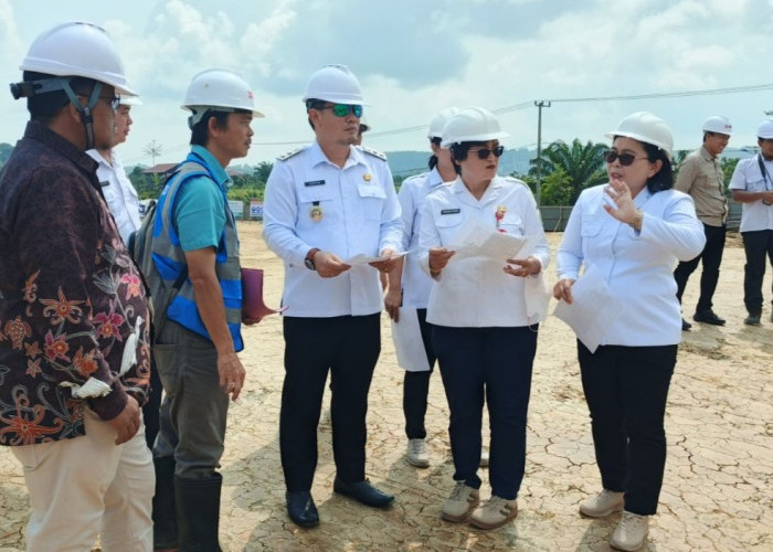 Pemkab Mahulu Tinjau Pembangunan Rumah Sakit PHTC GSM, Minta Kontraktor Pelaksana Kejar Target Pengerjaan