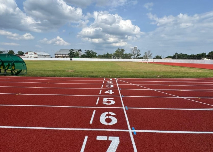 Stadion Sadurengas Paser Kini Dilengkapi Lintasan Atletik