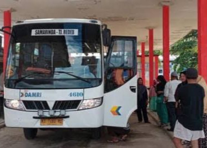 Momen Libur Nataru, Aktivitas Penumpang Bus Damri di Berau Mengalami Peningkatan