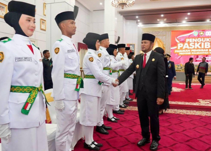 Pengukuhan Paskibraka Kaltim 2025, Firda Arrum dari Berau Siap Kibarkan Sang Merah Putih