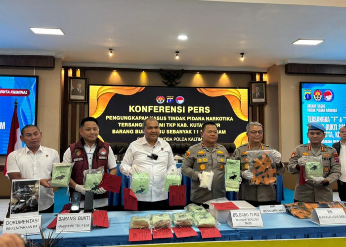 Sabu 11 Kg Berlabel “Cap Tikus” Gagal Beredar di Sangatta, Polda Kaltim Bekuk 2 Kurir