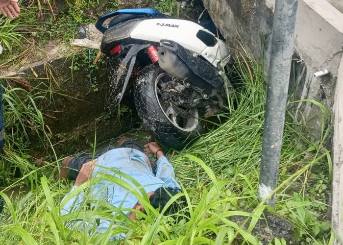 Pelajar di Bawah Umur di Balikpapan Alami Kecelakaan Hingga Masuk Parit 