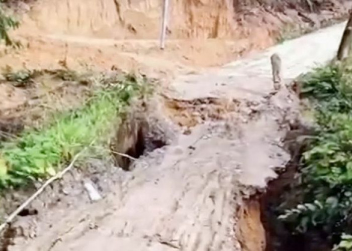 Jembatan Nangin di Siluq Ngurai Ambruk, Akses Warga Kampung Rikong Kutai Barat Lumpuh Total