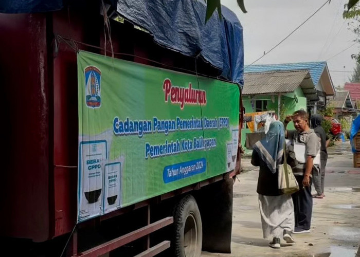 DP3 Kota Balikpapan Salurkan 40 Ton Beras Cadangan Pangan untuk Masyarakat