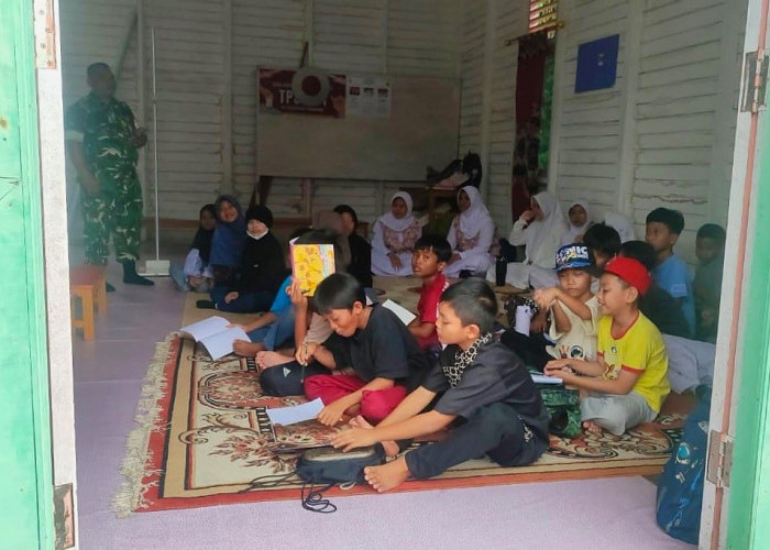 Sasar Siswa Kurang Mampu, Kodim Kutai Kartanegara Gelar Bimbel Ceria