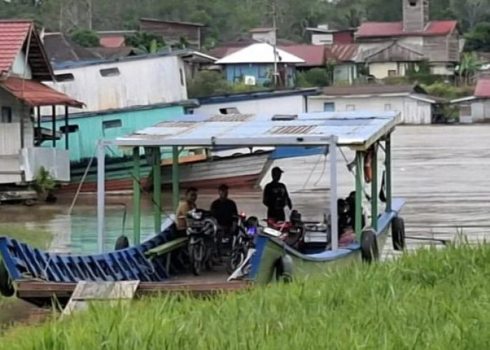 Mobilitas Warga Tering Lama Kubar Bergantung Feri Penyeberangan, Berharap Dibangunkan Jembatan Penghubung