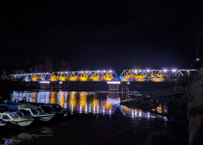 Jembatan Sambaliung Makin Cantik Berkat CSR Berau Coal