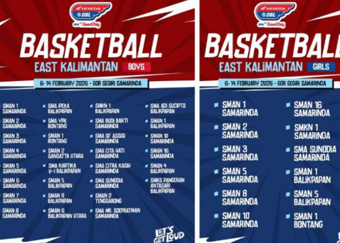 Peserta DBL Samarinda 2025-2026 Siap Berebut Gelar, Ada Jagoanmu? 