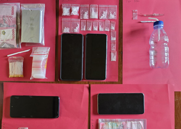 Empat Pengedar Sabu Dibekuk di Tabang, Polisi Endus Jaringan Terorganisir