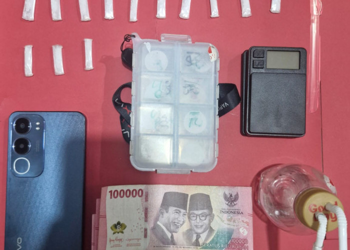 Diduga Edarkan Sabu, Pemuda Asal Bontang Selatan Ditangkap Polisi 