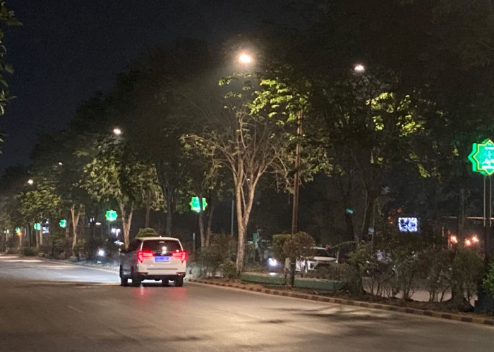 Percantik Pusat Kota Jelang Porprov, Pemkab Paser Benahi Lampu Hias, Air Mancur hingga Penerangan Jalan