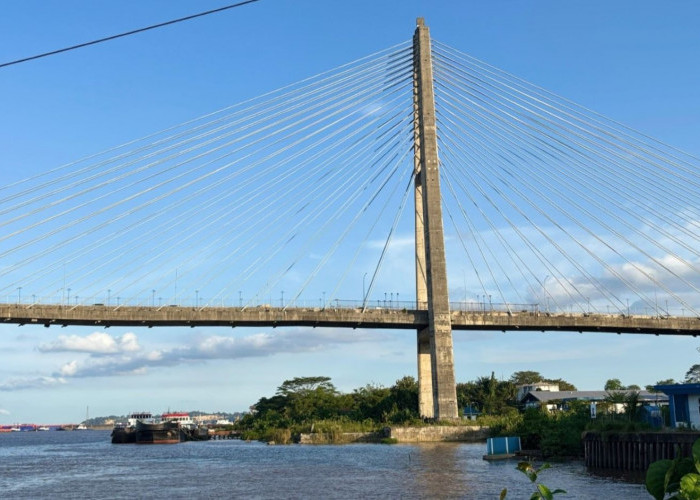Rp900 Juta Disiapkan, Lampu Jembatan Mahkota II Segera Diperbaiki