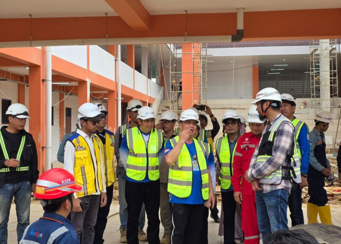 Ria Norsan Cek Sekolah Rakyat Sagatani, Progres Pembangunan Capai 80 Persen