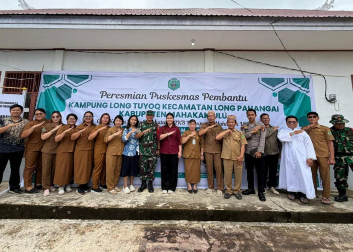 Gedung Pustu di Kampung Long Tuyoq Mahulu Akhirnya Difungsikan