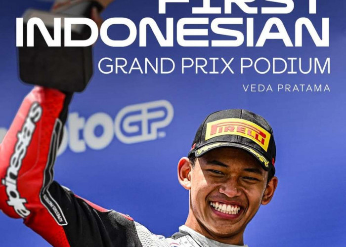 Veda Ega Pratama Cetak Sejarah! Podium Moto3 Brasil 2026 Diwarnai Red Flag Dramatis