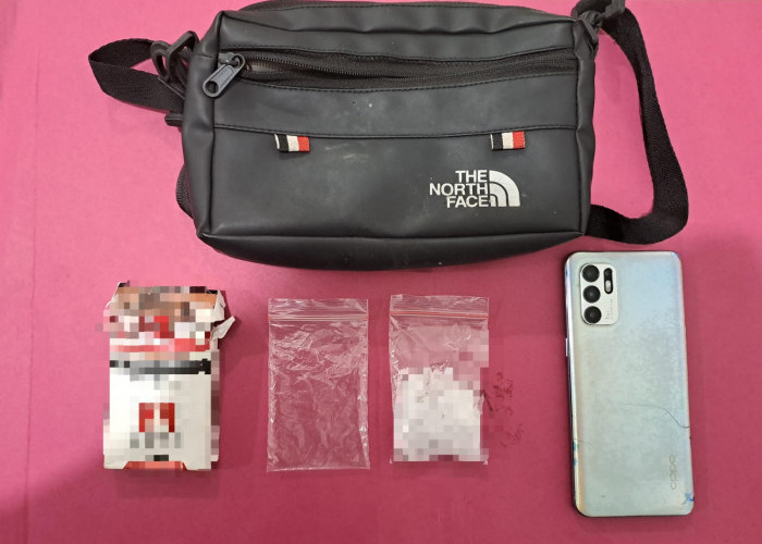 Pemuda Asal Tenggarong Ditangkap Saat Bawa Sabu di Jalan Danau Melintang