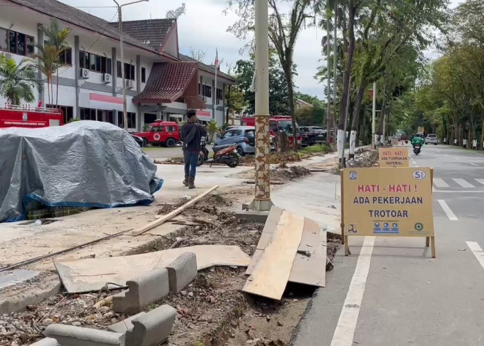 Kawasan Perkantoran Ruhui Rahayu di Balikpapan Ditata Ulang, Trotoar Baru Disiapkan untuk Pejalan Kaki