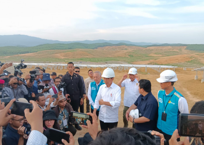 Jokowi Groundbreaking PLTS 50 MW di IKN, Realisasikan Konsep Green Energy