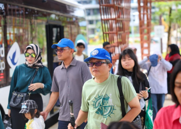 OIKN Siagakan 13 EV Bus untuk Pengunjung KIPP selama Libur Natal dan Tahun Baru