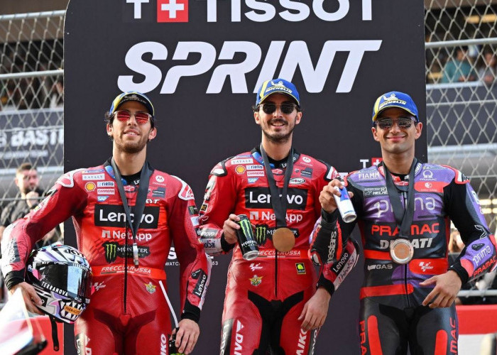 Peluang Pecco Bagnaia Pertahankan Gelar Juara Membesar, usai Menang Sprint Race MotoGP Barcelona