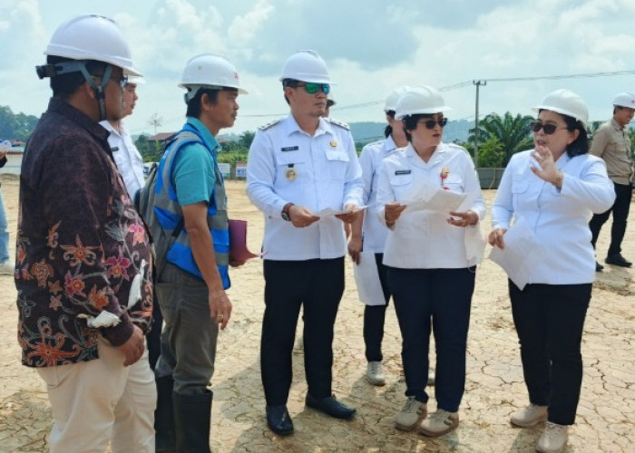 Pemkab Mahulu Tinjau Pembangunan Rumah Sakit PHTC GSM, Minta Kontraktor Pelaksana Kejar Target Pengerjaan