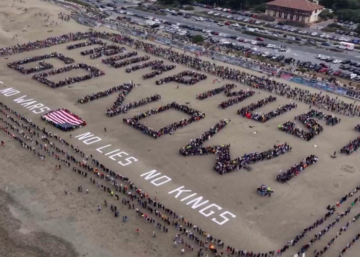 Demo Besar ‘No King’ Guncang AS, Jutaan Warga Tuntut Pemecatan Donald Trump