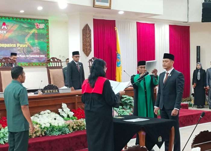 Hendra Wahyudi Kembali Jabat Ketua DPRD Paser