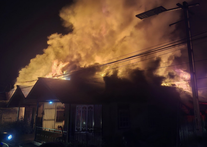 Duka di Awal Tahun 2025, 4 Rumah di Berau Hagus Terbakar