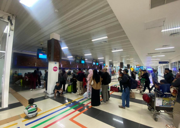 Arus Mudik Mulai Terasa di Bandara Kalimarau Berau, Penumpang Berangkat Capai 1.100 Orang Sehari