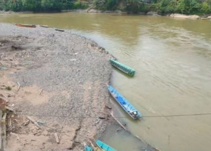 Sungai Mahakam Surut, BPBD Kaltim Gerak Cepat Siapkan Lumbung Pangan untuk Mahulu