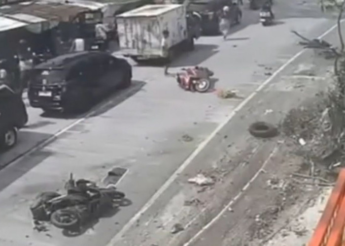 Truk Tangki Diduga Kehilangan Kendali, Tabrak Pengendara Motor hingga Tewas dan 1 Korban Luka Berat