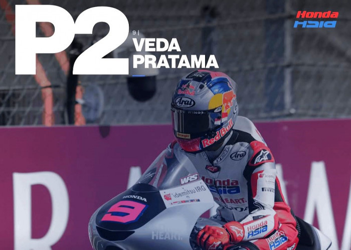 Sempat Tercecer di FP1, Veda Ega Pratama Finish Posisi 2 di Practice Moto3 Hungaria