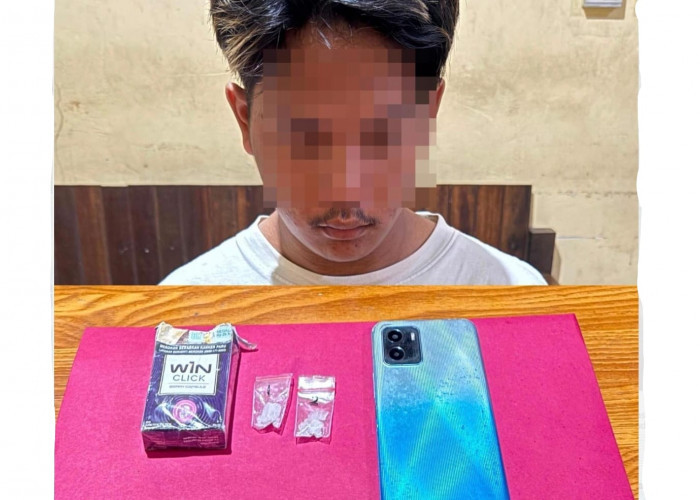 Pemuda di Balikpapan Barat Diciduk Polisi, Dua Paket Sabu Disimpan dalam Kotak Rokok