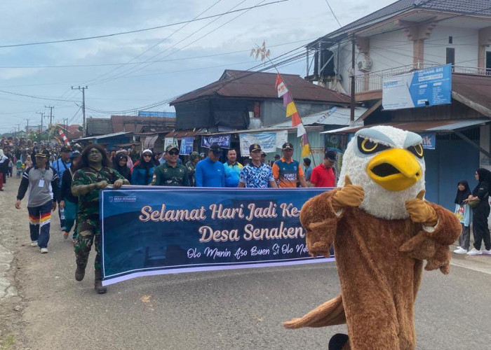 Pesta Rakyat Meriahkan HUT ke-12 Desa Senaken Kabupaten Paser