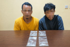Gerak Gerik Mencurigakan di Pinggir Jalan, 2 Pria di Balikpapan Ketahuan Miliki 4 Paket Sabu