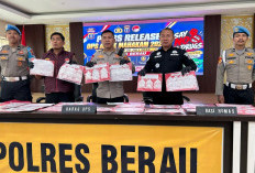 Operasi Antik Mahakam: Polres Berau Ungkap 33 Kasus Narkoba, 38 Tersangka Diamankan, Sita 320,66 Gram Sabu