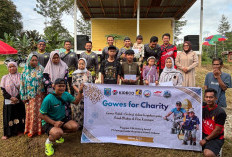 PAMA KIDE bersama Komunitas PEDAL Adakan Program Sosial Bertajuk Gowes for Charity di Desa Kasungai