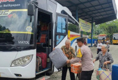 152 Pemudik Ikut Program Mudik Gratis Polresta Samarinda, Tiga Bus Berangkat ke Balikpapan