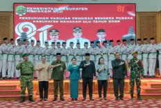 Kukuhkan 25 Anggota Paskibraka, Wabup Mahulu Serukan Semangat Pantang Menyerah