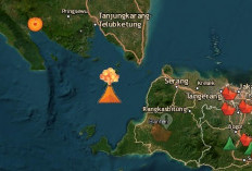 Anak Krakatau Erupsi Lagi 2 Kali, Abu Diprakirakan Bergerak Menjauhi Indonesia