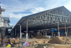 Pemulihan Usai Kebakaran, Los Sayur Pasar Segiri Dibangun Kembali, Ditarget Rampung April Ini