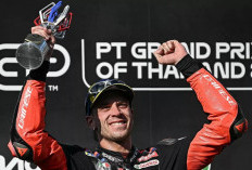 Bezzecchi Menang MotoGP Thailand 2026, Marc Marquez Pecah Ban di Lap Akhir